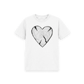 White Printed Kids T-Shirt Front