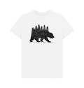 White Printed T-shirt Front