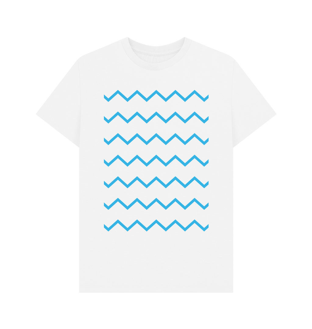 White Printed T-shirt Front