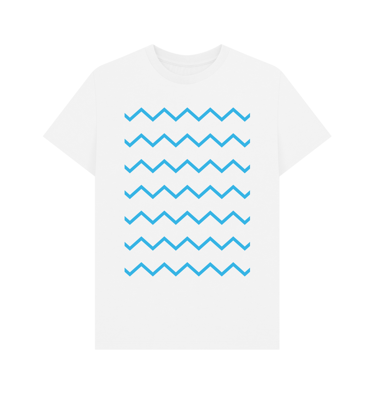 White Printed T-shirt Front