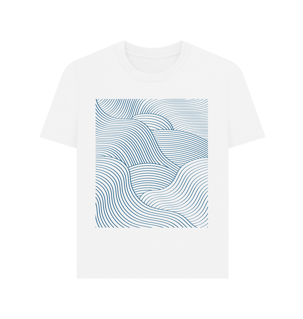 White Printed T-shirt Front