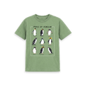 Sage Printed Kids T-Shirt Front