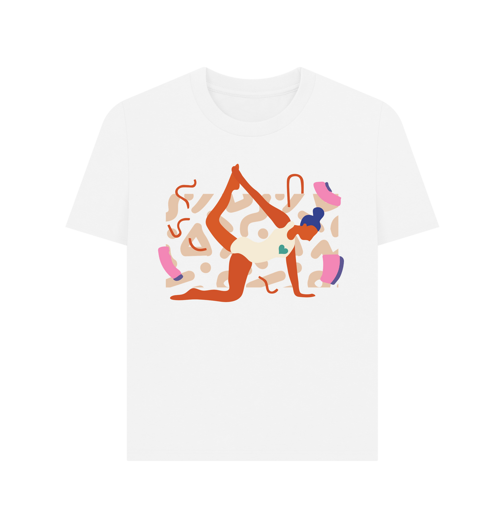 White Printed T-shirt Front