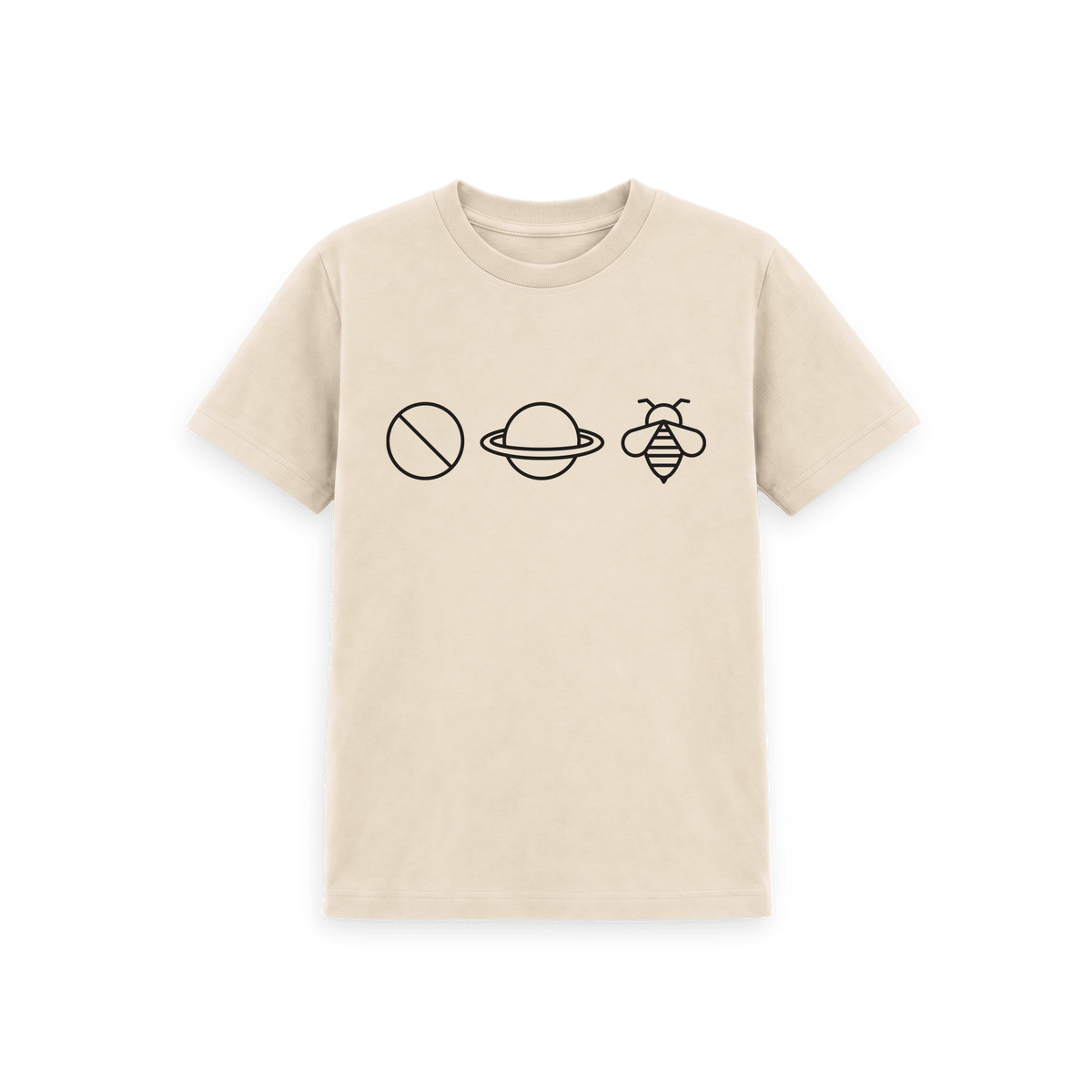 Oat Printed Kids T-Shirt Front