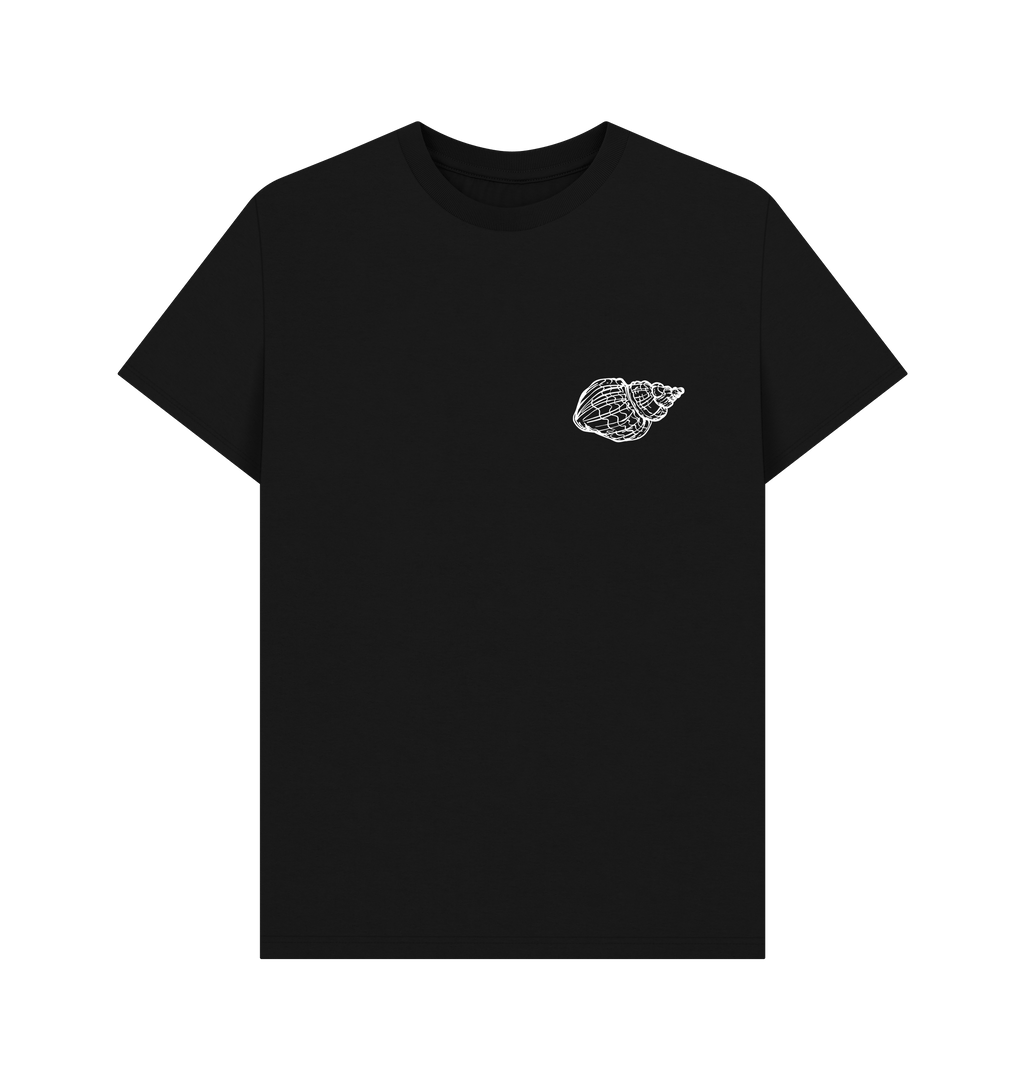 Black Printed T-shirt Front