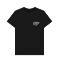Black Printed T-shirt Front