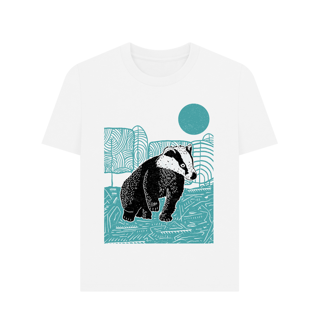 White Printed T-shirt Front