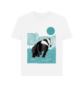 White Printed T-shirt Front