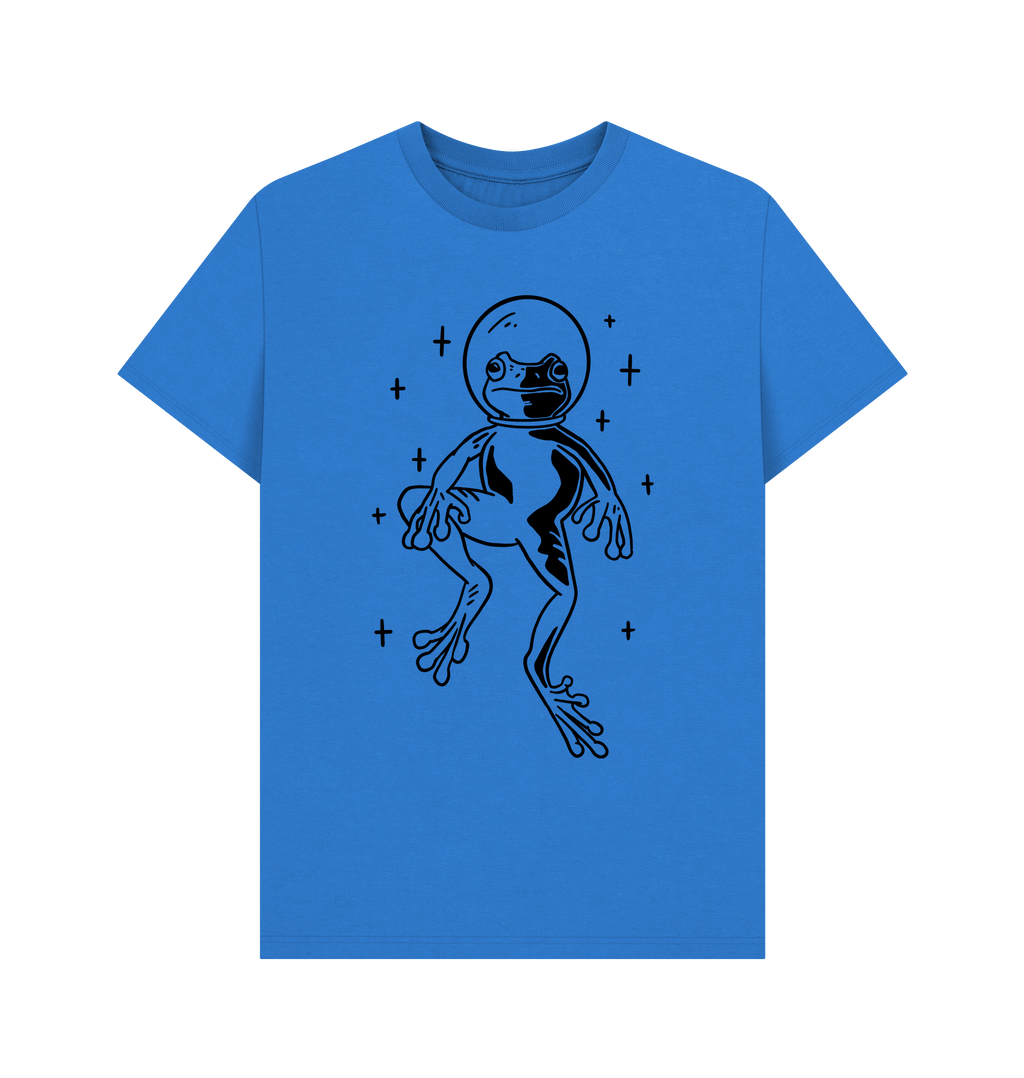 Bright Blue Printed T-shirt Front