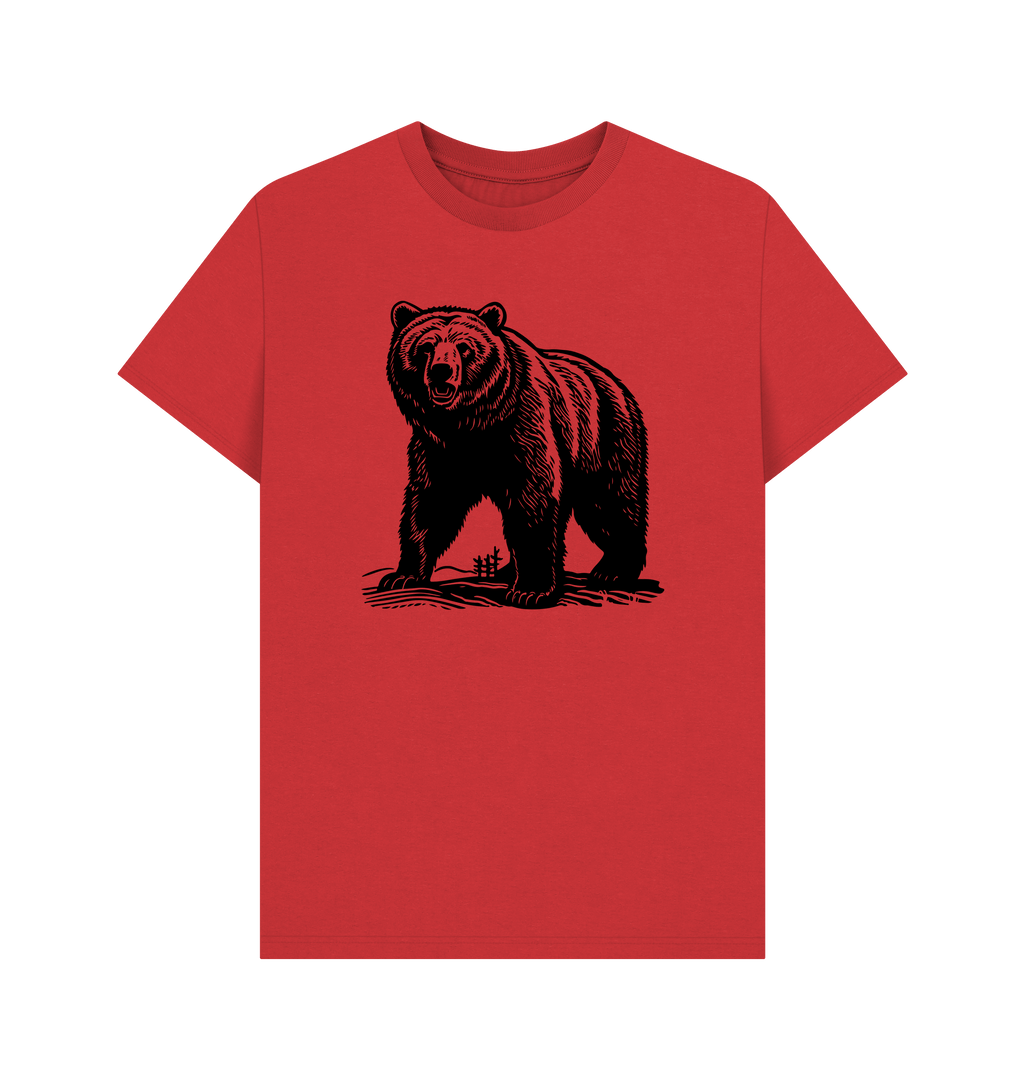 Red Printed T-shirt Front