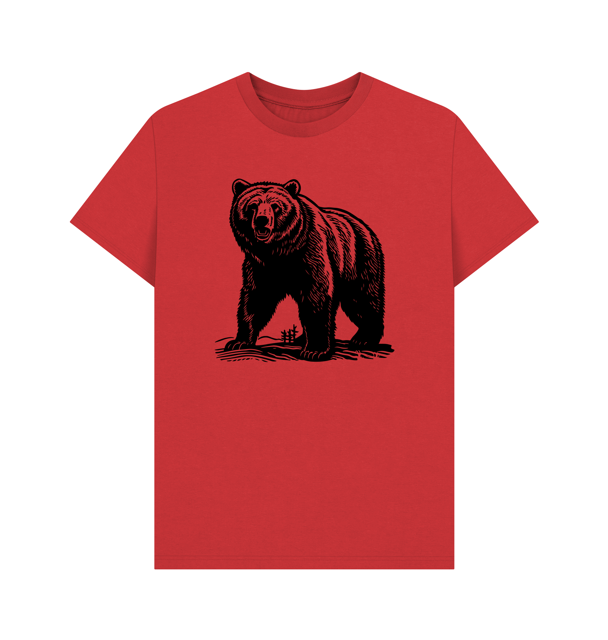 Red Printed T-shirt Front