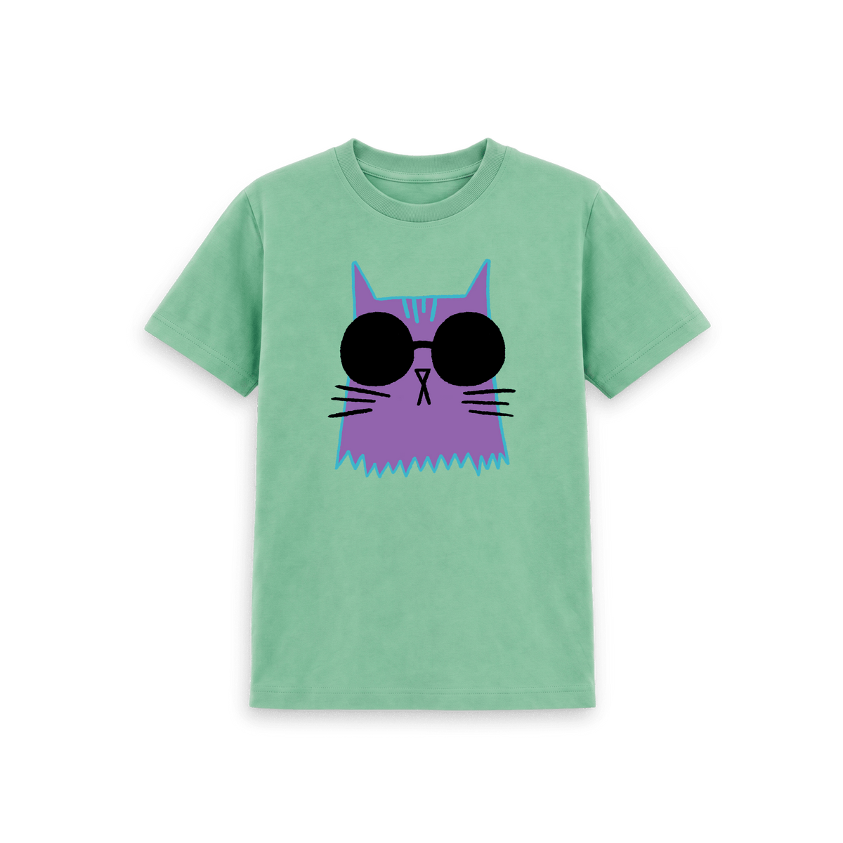 Peppermint Printed Kids T-Shirt Front