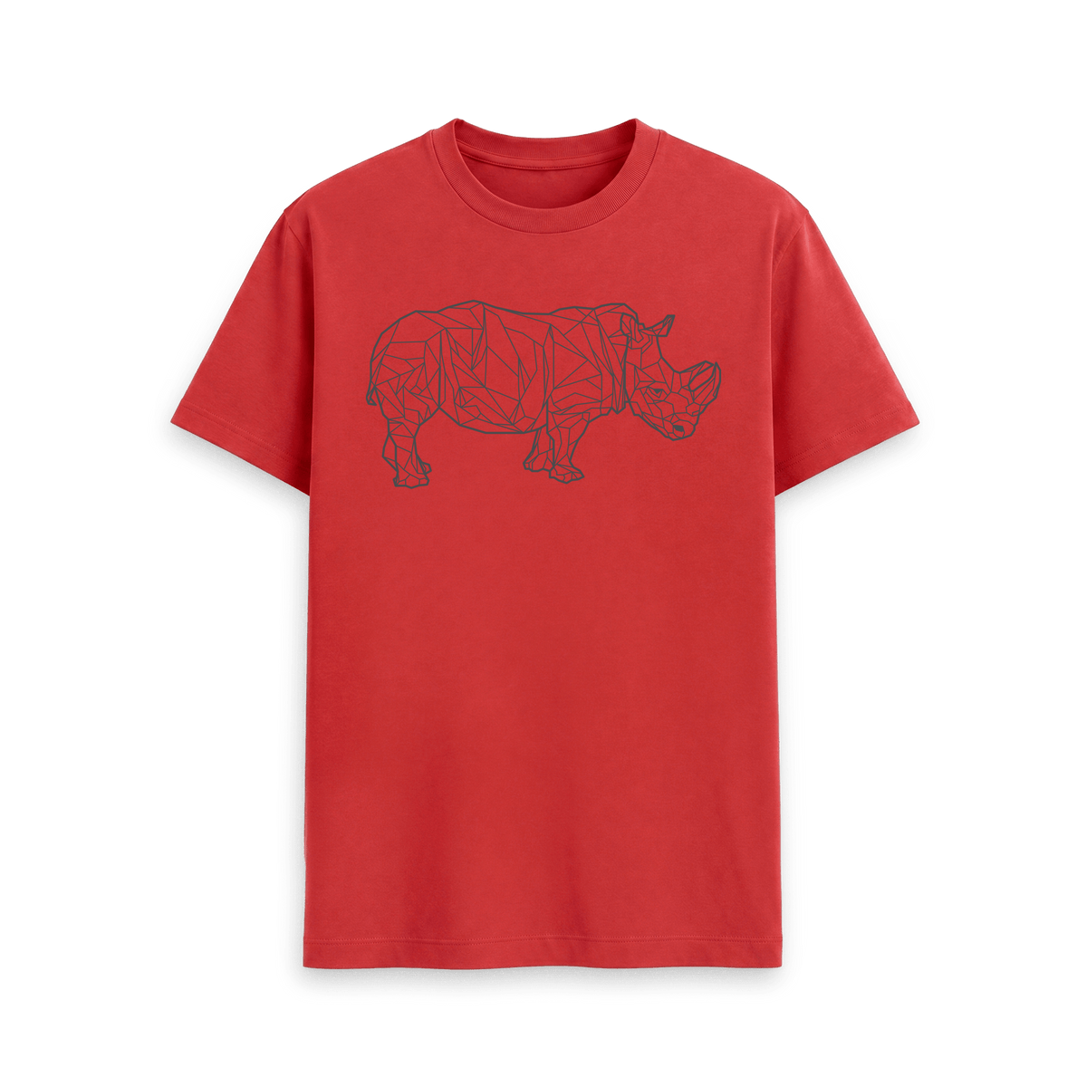 Red Printed T-shirt Front