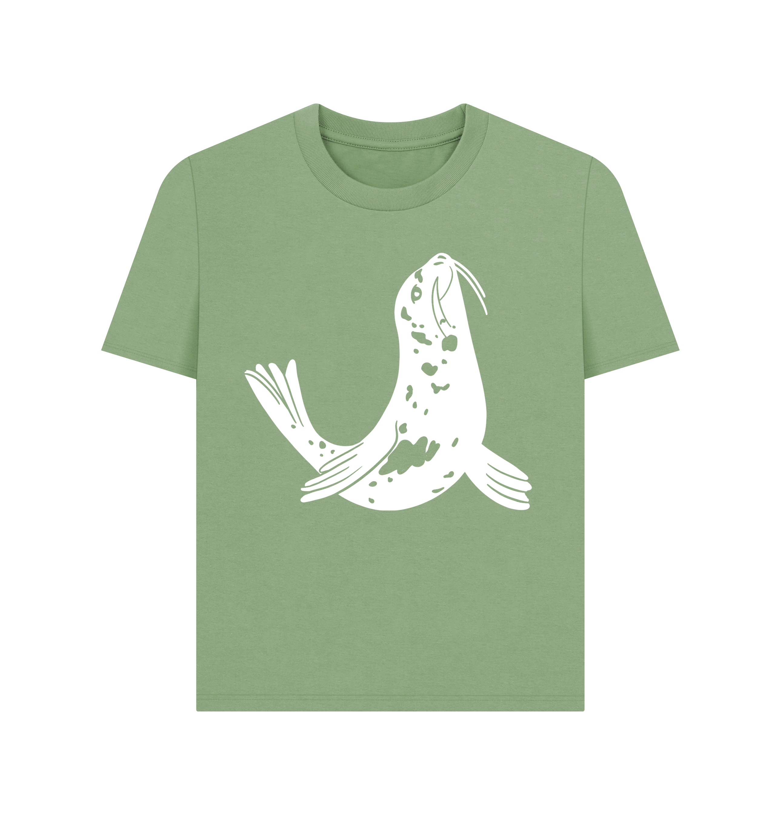 Sage Printed T-shirt Front