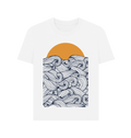 White Printed T-shirt Front