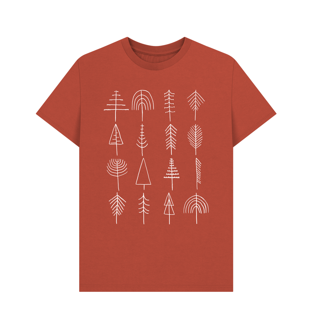 Rust Printed T-shirt Front