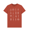 Rust Printed T-shirt Front