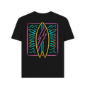 Black Printed T-shirt Back