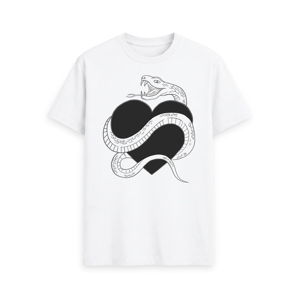 White Printed T-shirt Front