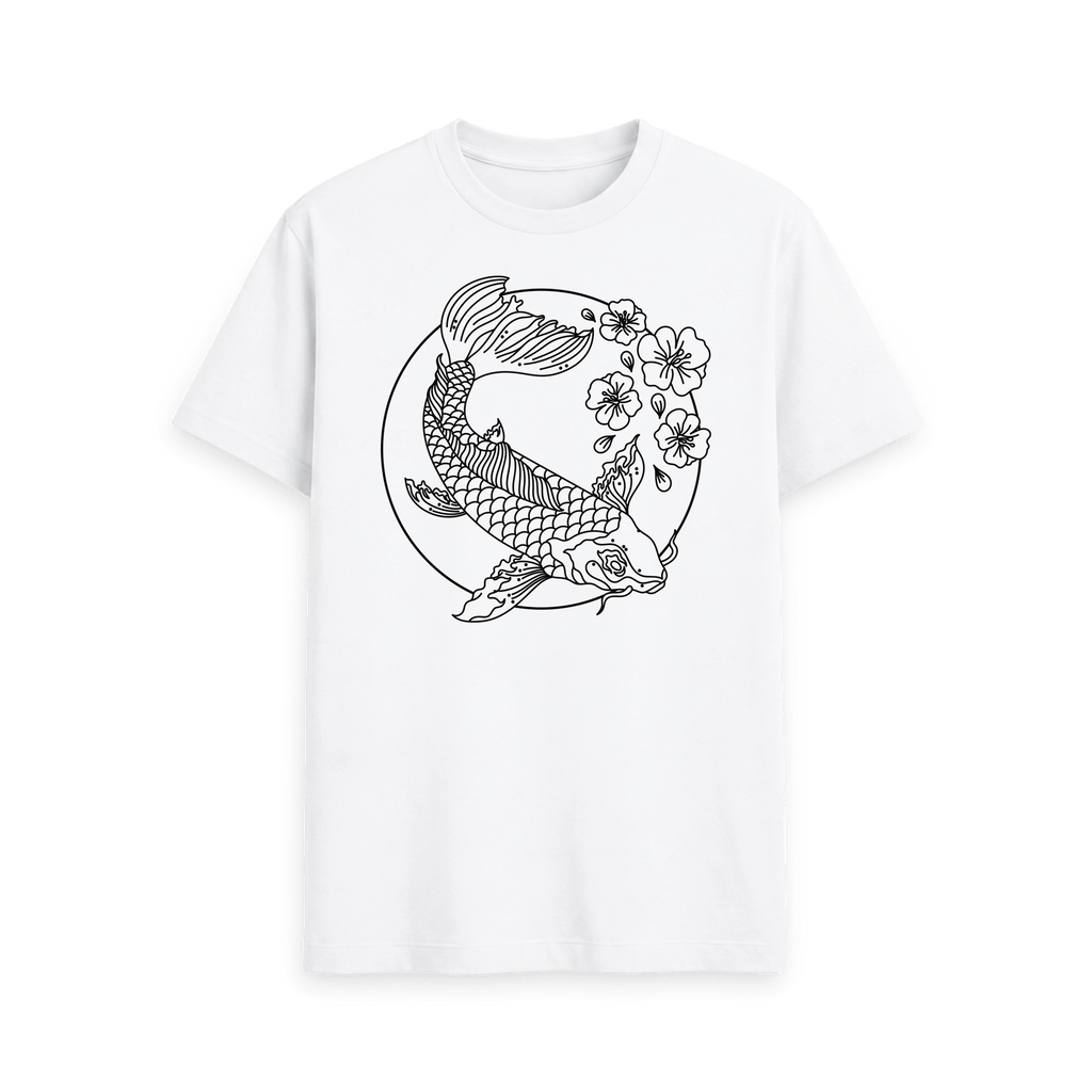 White Printed T-shirt Front