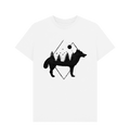 White Printed T-shirt Front