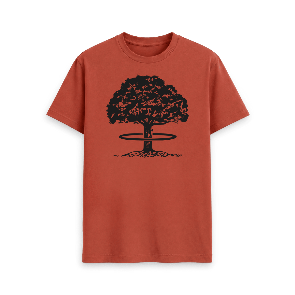 Rust Printed T-shirt Front