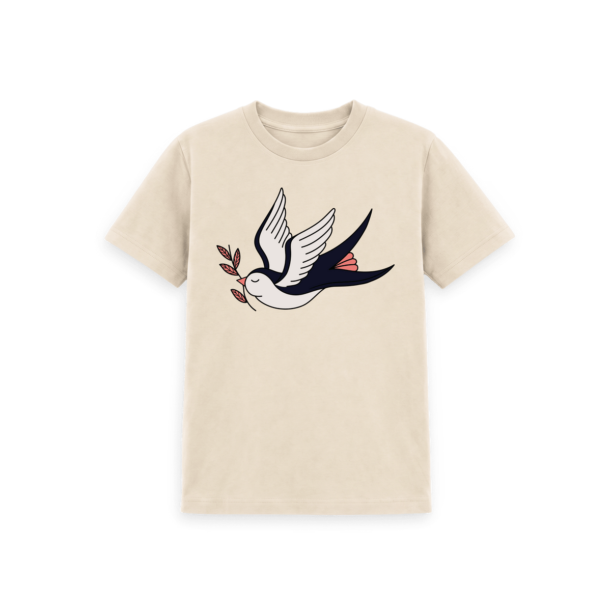Oat Printed Kids T-Shirt Front