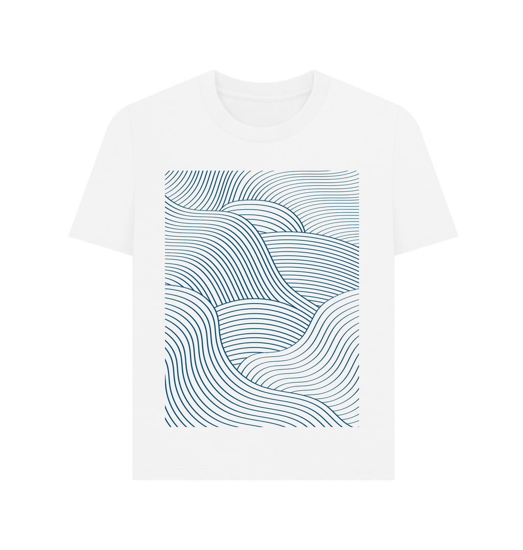 White Printed T-shirt Front
