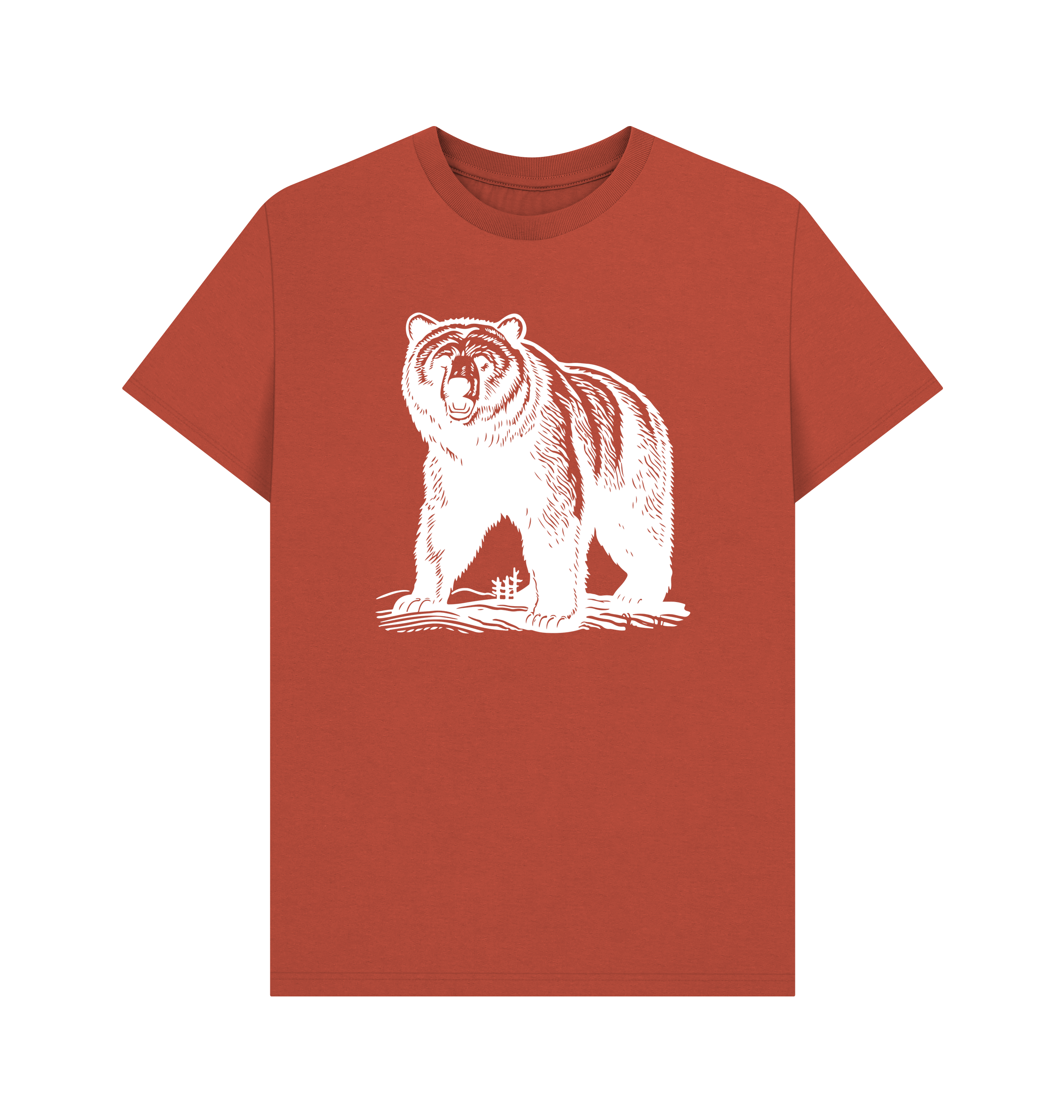 Rust Printed T-shirt Front