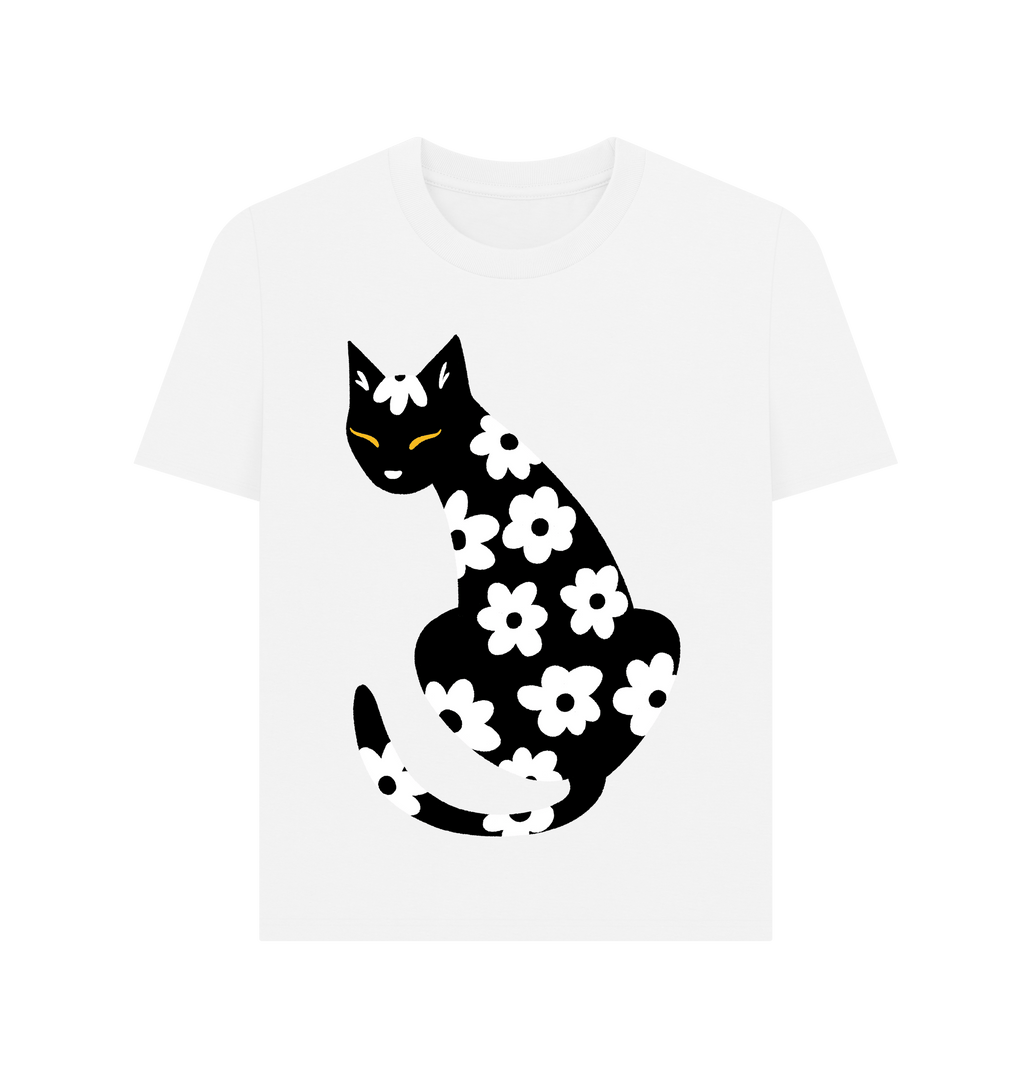 White Printed T-shirt Front