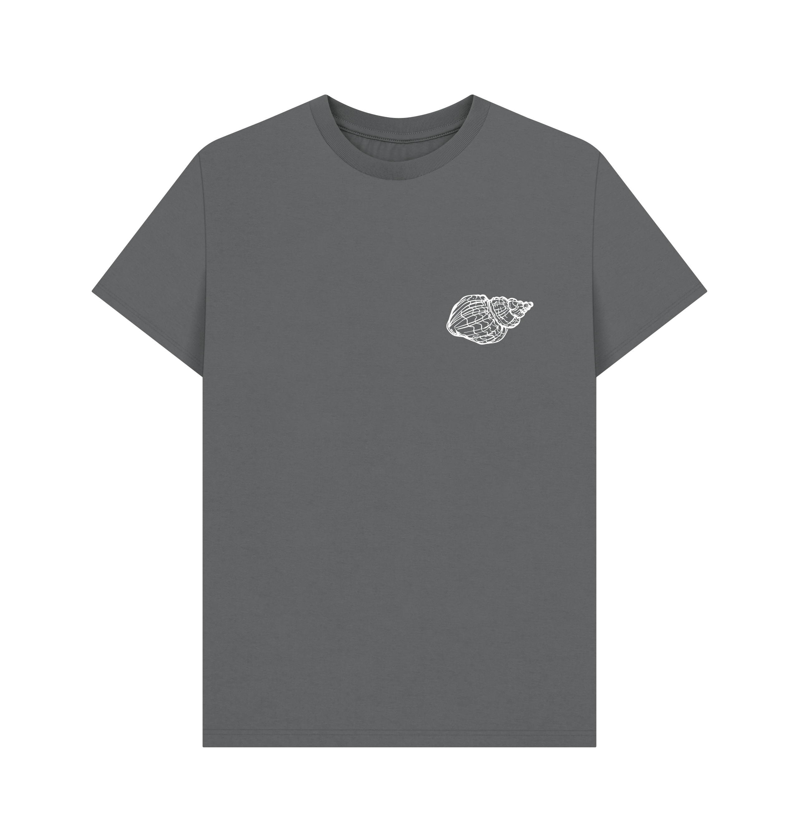 Slate Grey Printed T-shirt Front