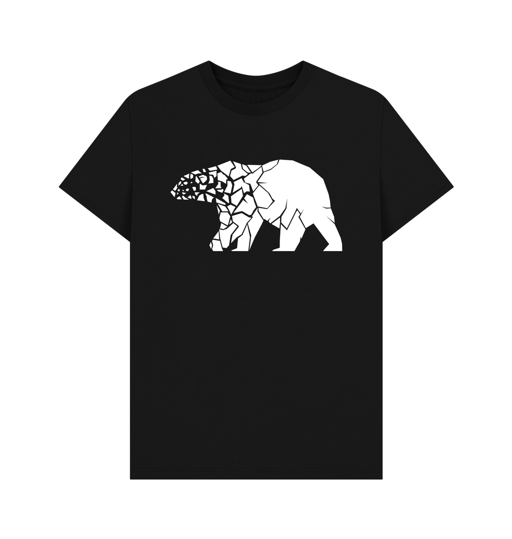 Black Printed T-shirt Front