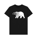 Black Printed T-shirt Front