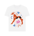 White Printed T-shirt Front