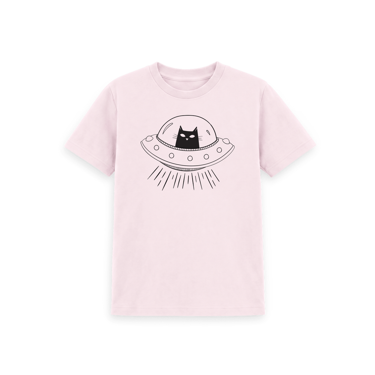 Pink Printed Kids T-Shirt Front