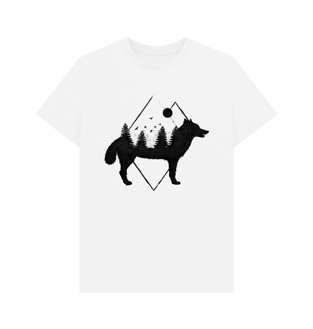 White Printed T-shirt Front
