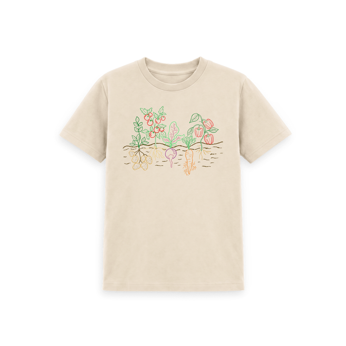 Oat Printed Kids T-Shirt Front