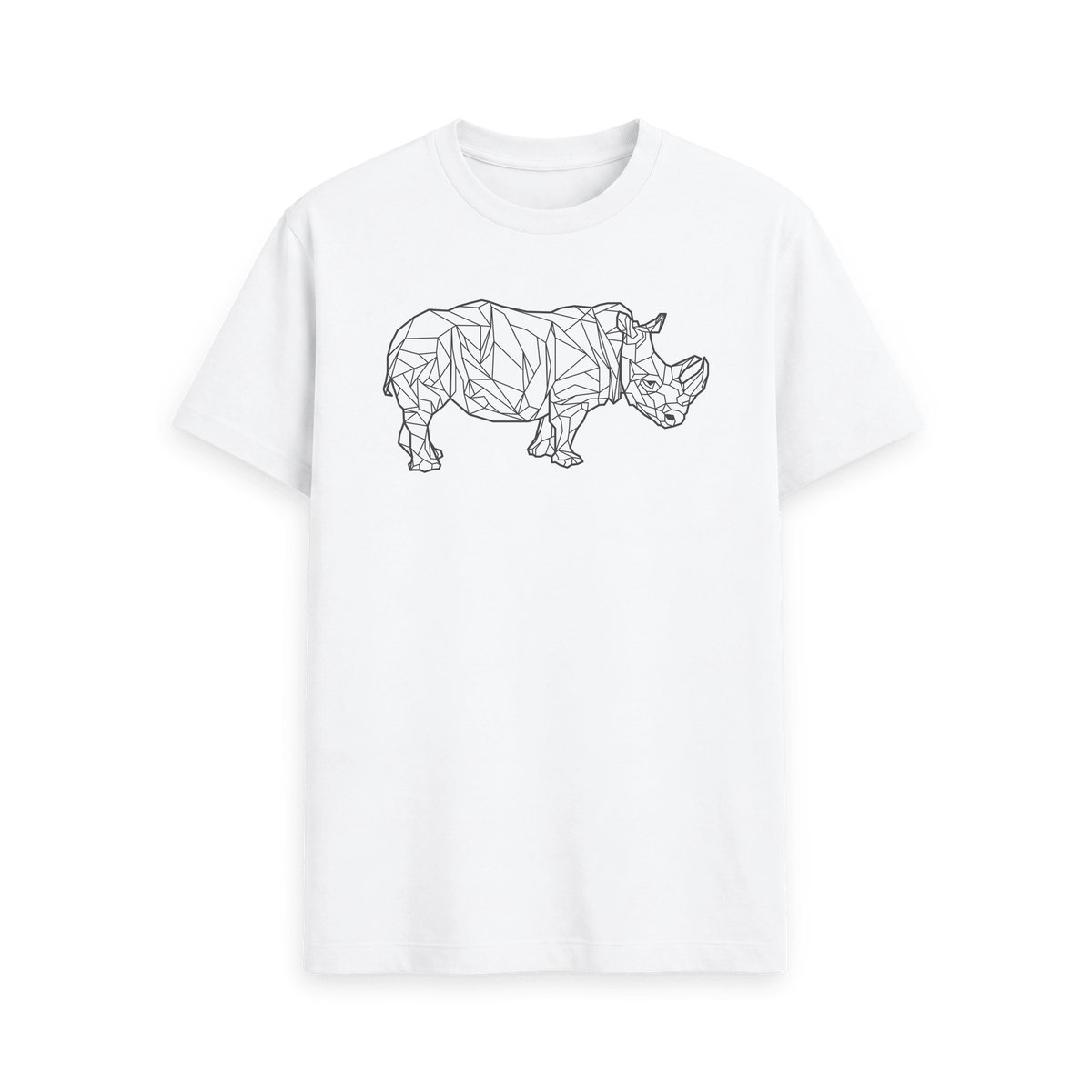 White Printed T-shirt Front
