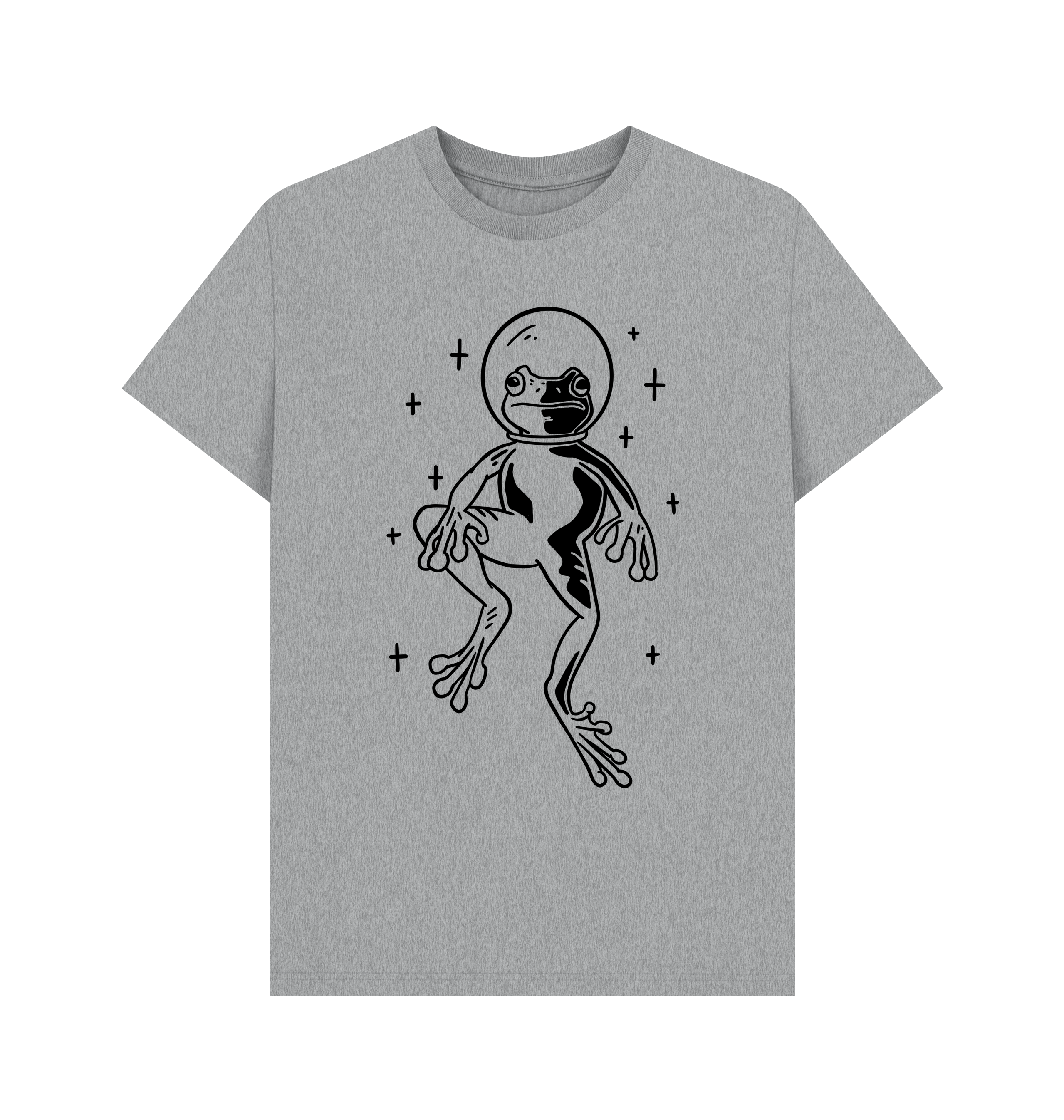 Athletic Grey Printed T-shirt Front