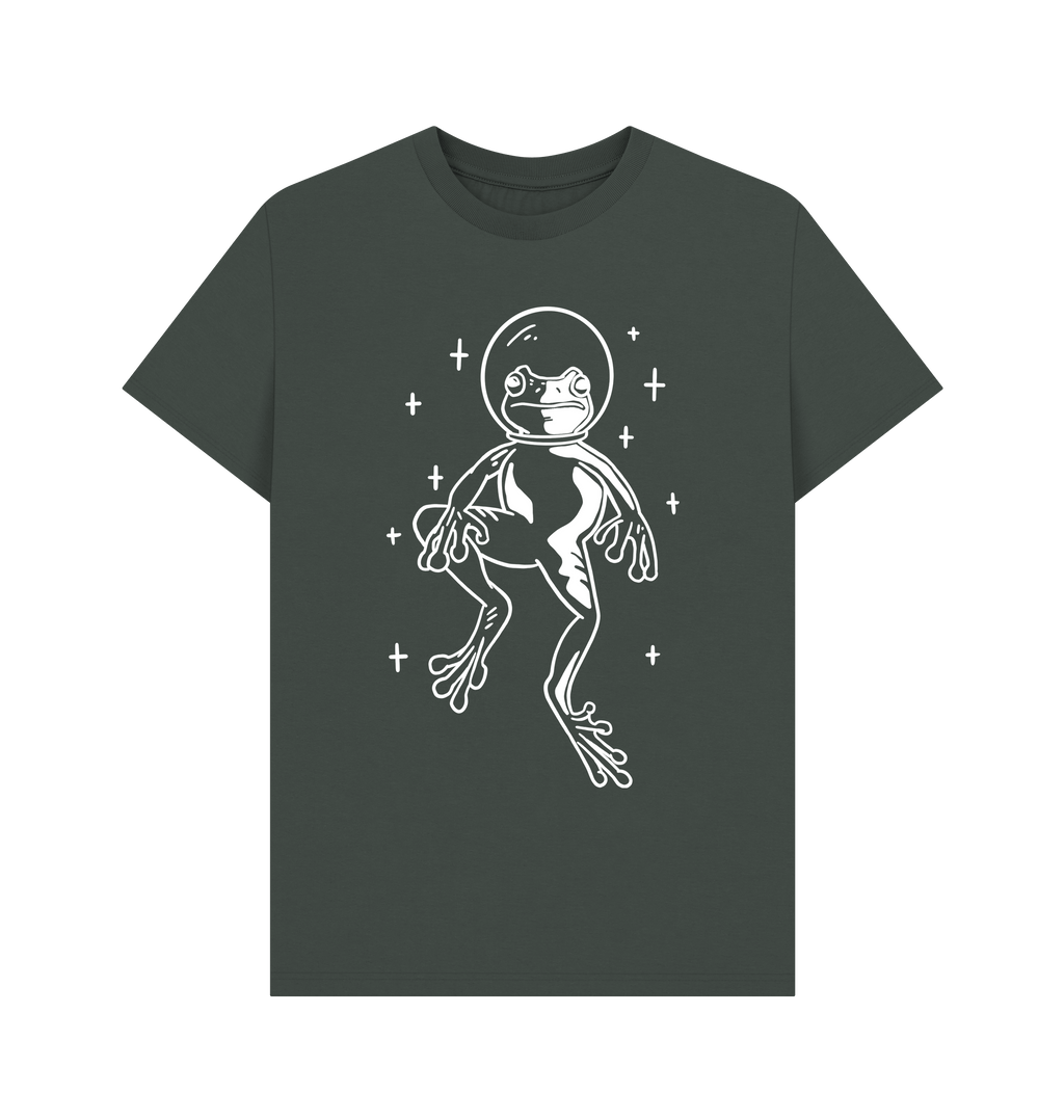 Dark Grey Printed T-shirt Front