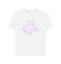 White Printed T-shirt Front