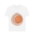 White Printed T-shirt Front