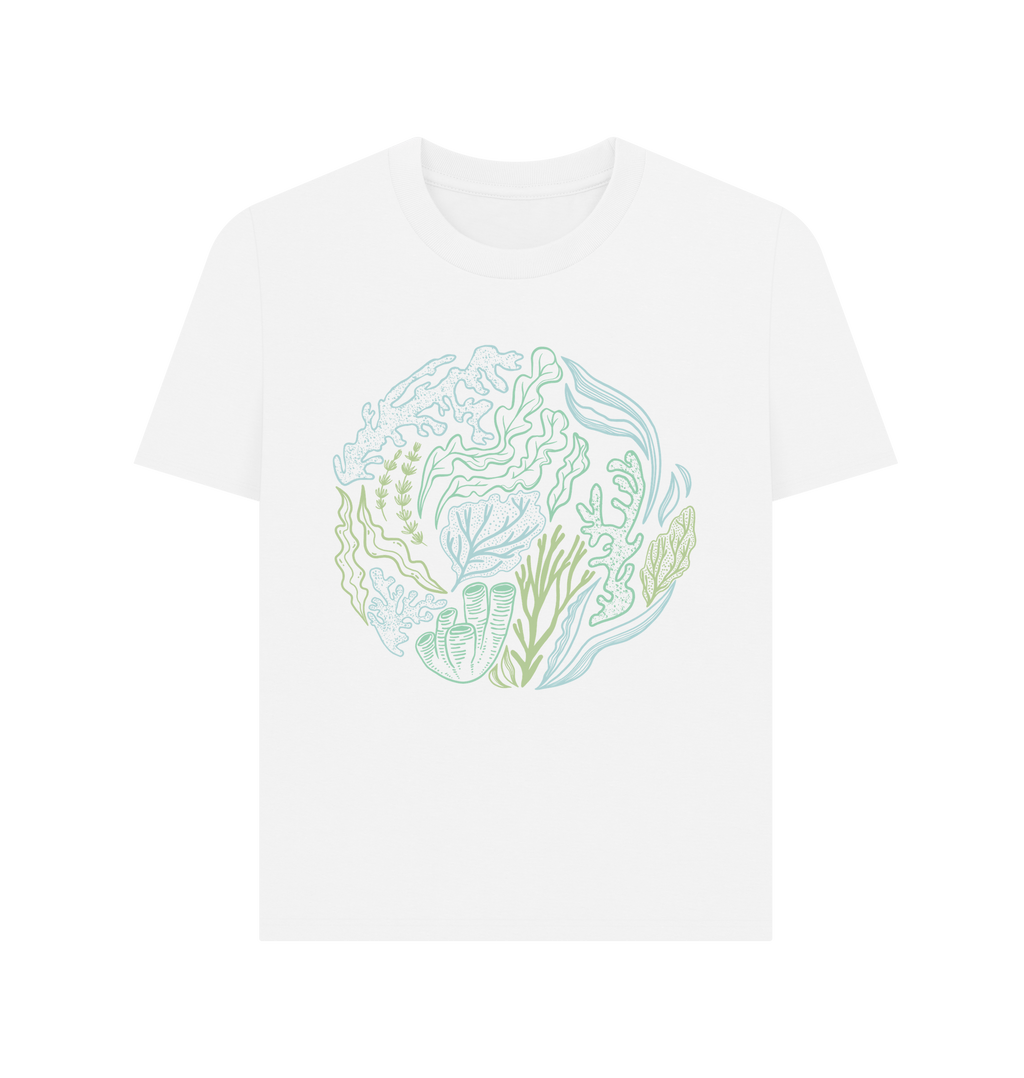 White Printed T-shirt Front