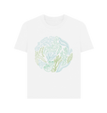 White Printed T-shirt Front