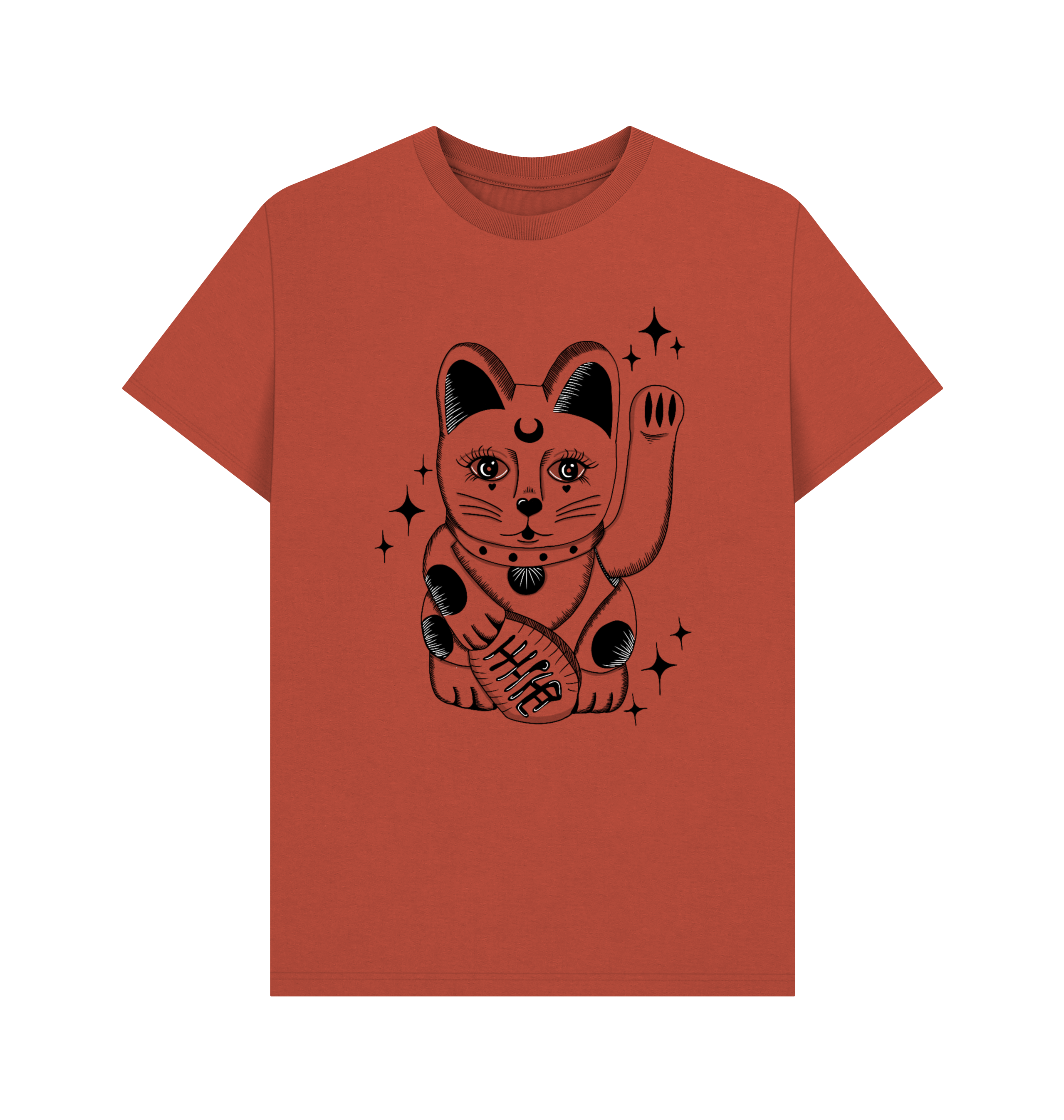 Rust Printed T-shirt Front