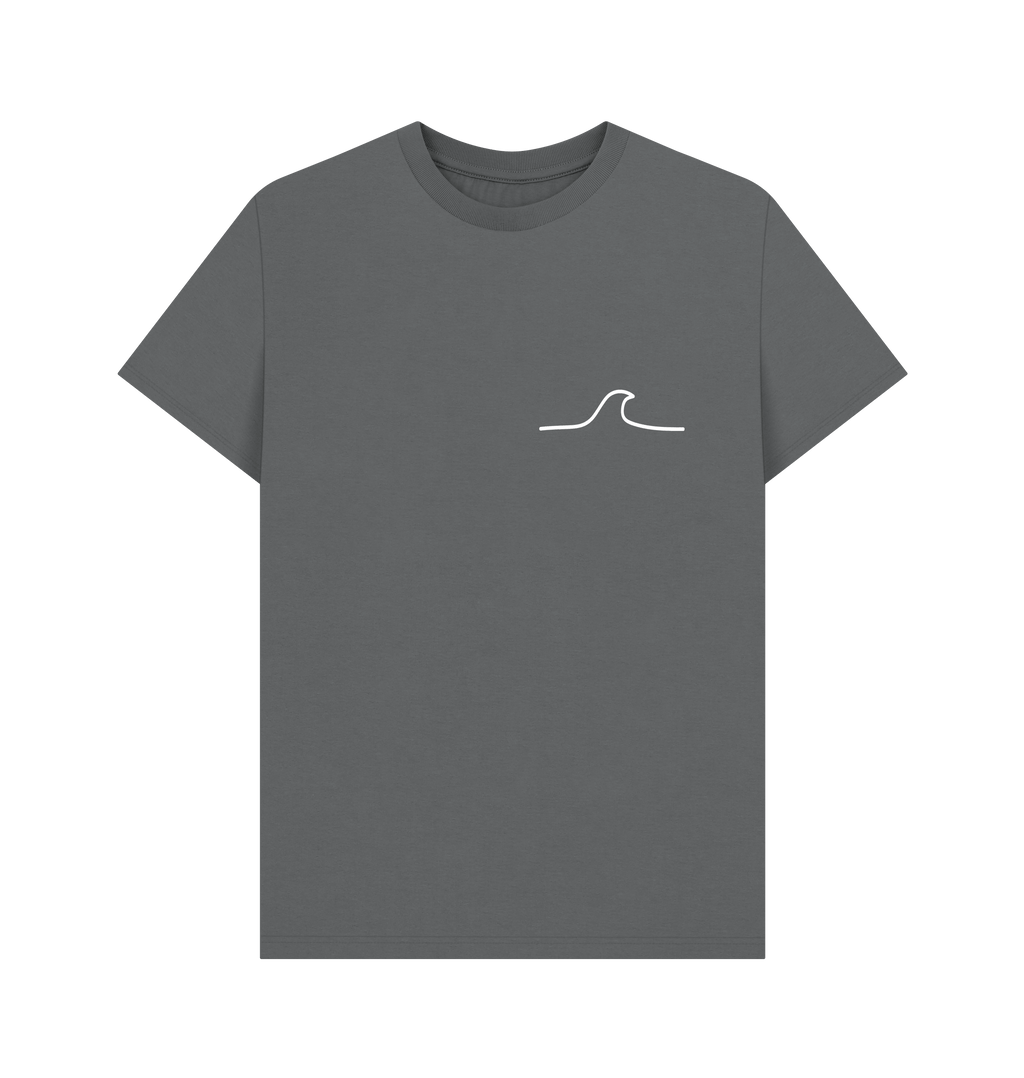 Slate Grey Printed T-shirt Front