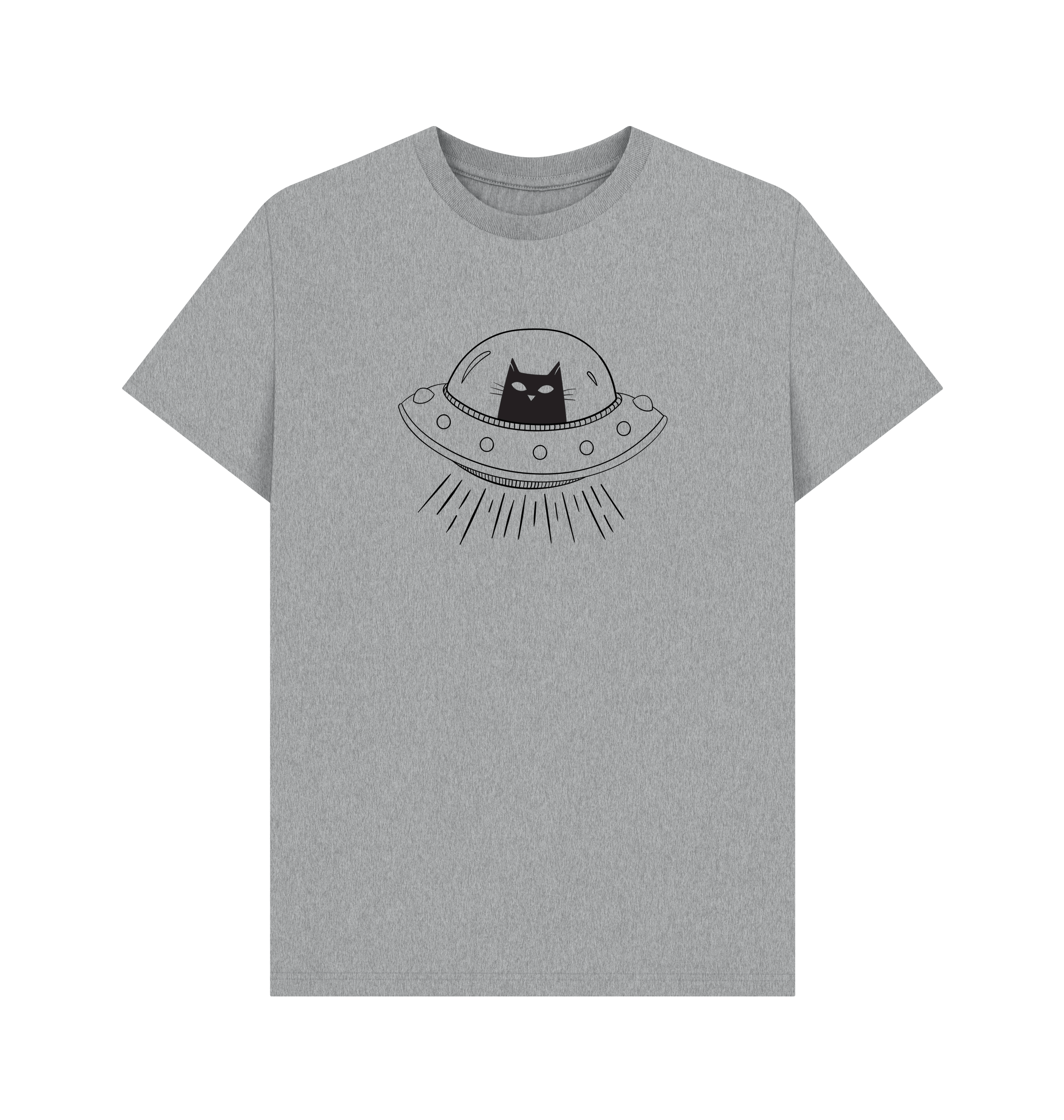 Athletic Grey Printed T-shirt Front