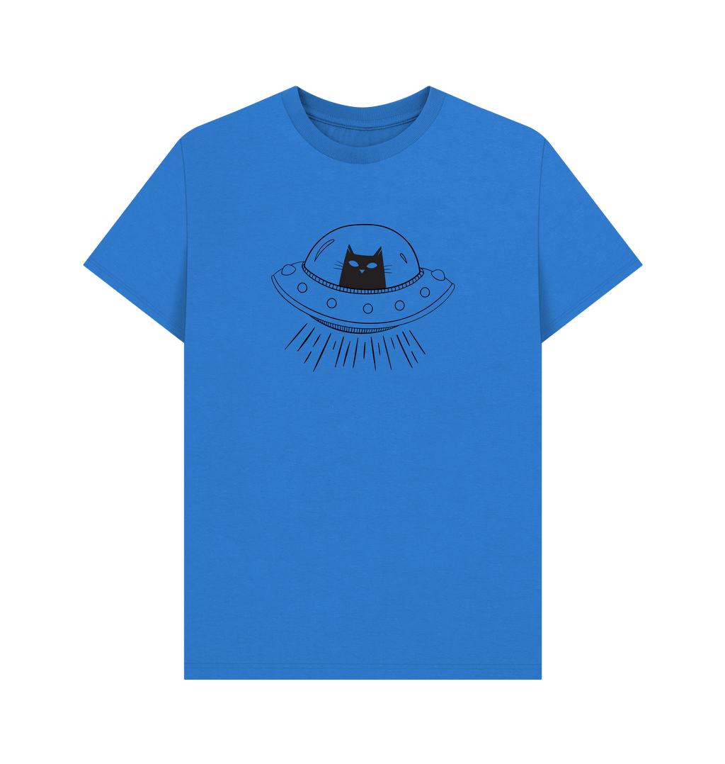 Bright Blue Printed T-shirt Front