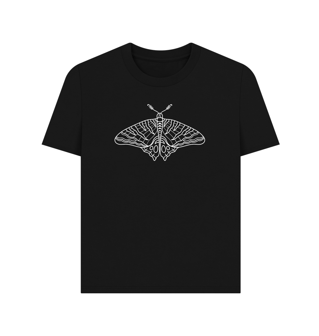 Black Printed T-shirt Front