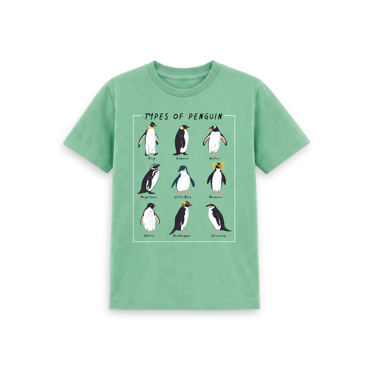 Peppermint Printed Kids T-Shirt Front